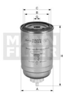 Palivový filter MANN FILTER WK 965